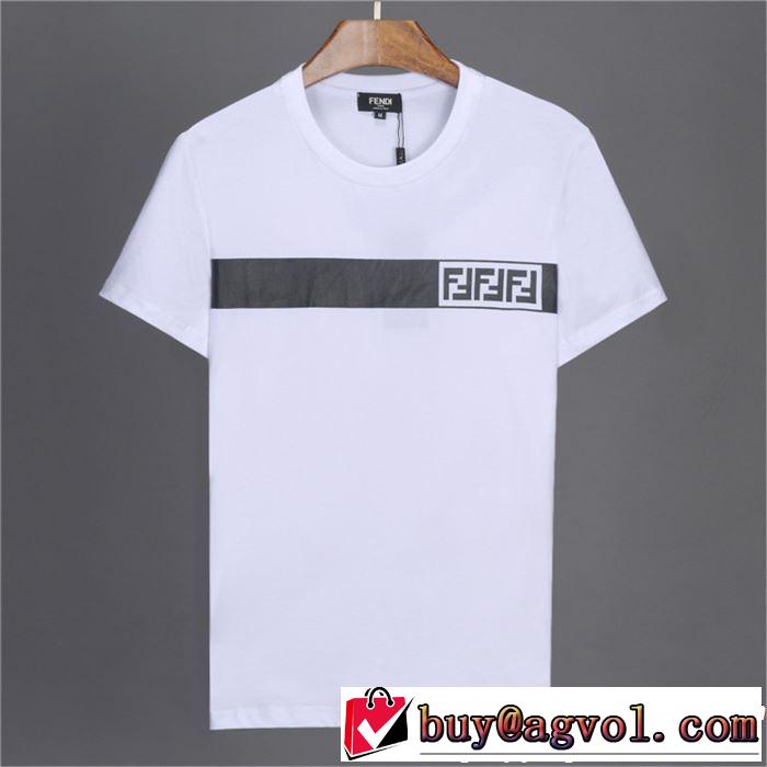 春色の最旬の人気アイテム 2019春夏も引き続きトレンド FENDI フェンディ 半袖Tシャツ 2色可選