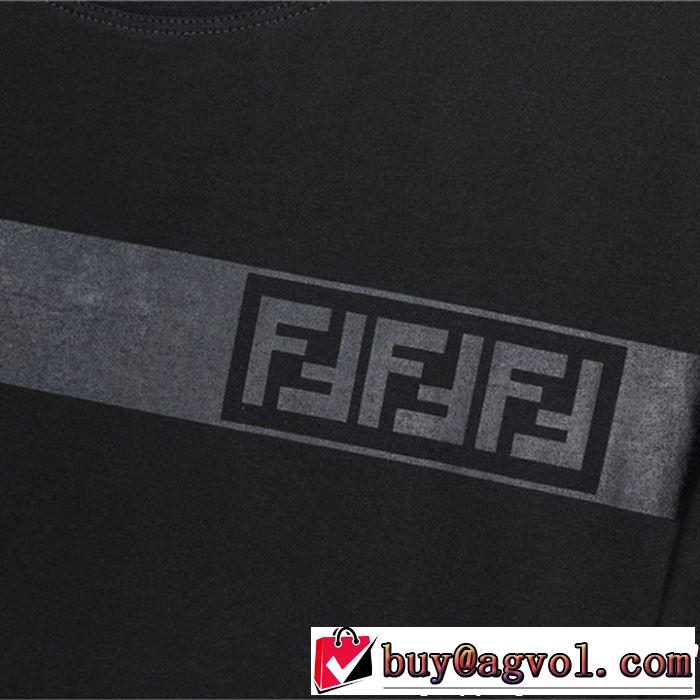 春色の最旬の人気アイテム 2019春夏も引き続きトレンド FENDI フェンディ 半袖Tシャツ 2色可選