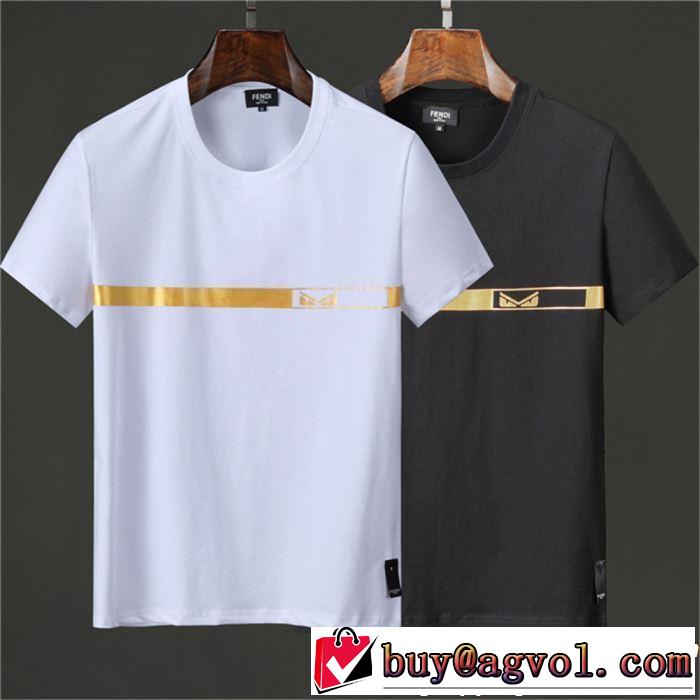 今季トレンドの限定アイテム FENDI フェンディ 半袖Tシャツ 2色可選 2019年春夏のトレンドアイテム