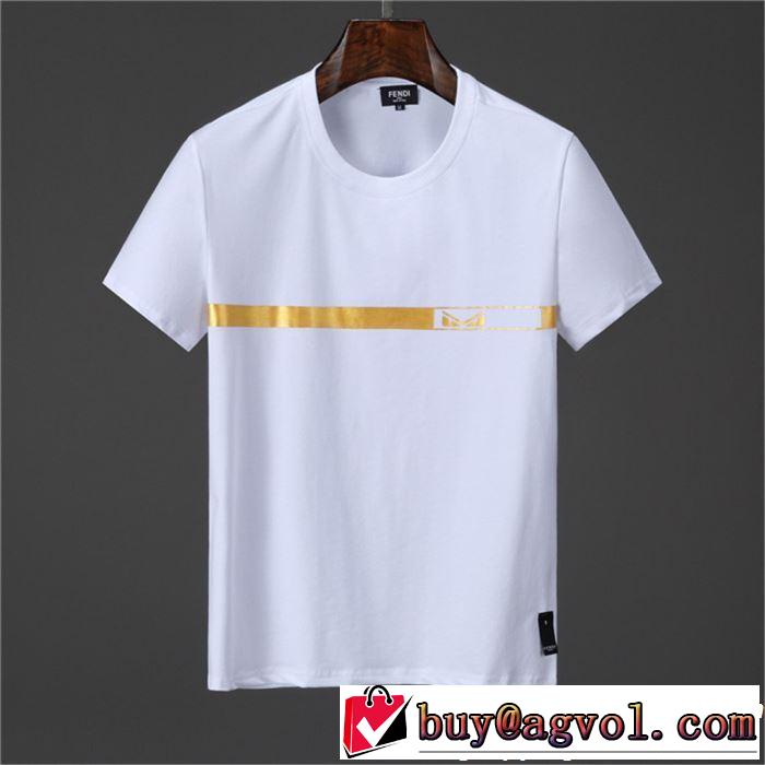今季トレンドの限定アイテム FENDI フェンディ 半袖Tシャツ 2色可選 2019年春夏のトレンドアイテム