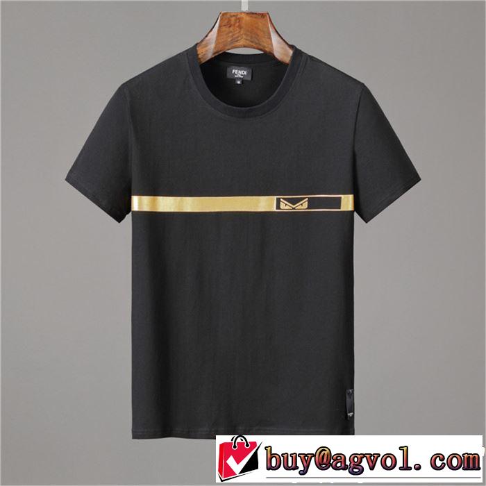 今季トレンドの限定アイテム FENDI フェンディ 半袖Tシャツ 2色可選 2019年春夏のトレンドアイテム