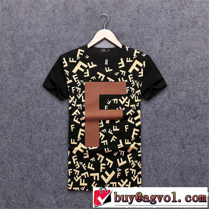 夏大人気のアイテム 2019年の春夏に着たい 大人の余裕が漂う FENDI フェンディ 半袖Tシャツ 3色可選