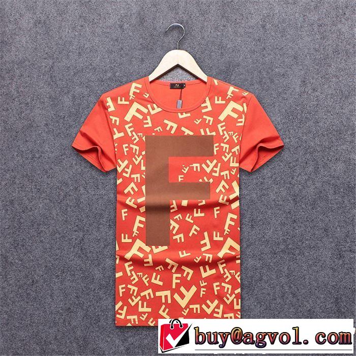 夏大人気のアイテム 2019年の春夏に着たい 大人の余裕が漂う FENDI フェンディ 半袖Tシャツ 3色可選