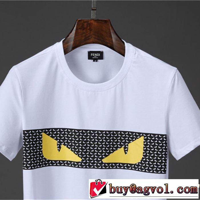 FENDI フェンディ 半袖Tシャツ 2色可選 る春夏おすすめの人気商品 2019SSのトレンド商品 夏らしい季節感