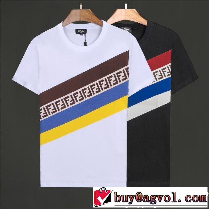 半袖Tシャツ 2色可選 おしゃれな夏ファッション2019 素敵カジュアル春夏新品 FENDI フェンディ