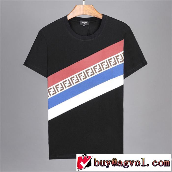 半袖Tシャツ 2色可選 おしゃれな夏ファッション2019 素敵カジュアル春夏新品 FENDI フェンディ