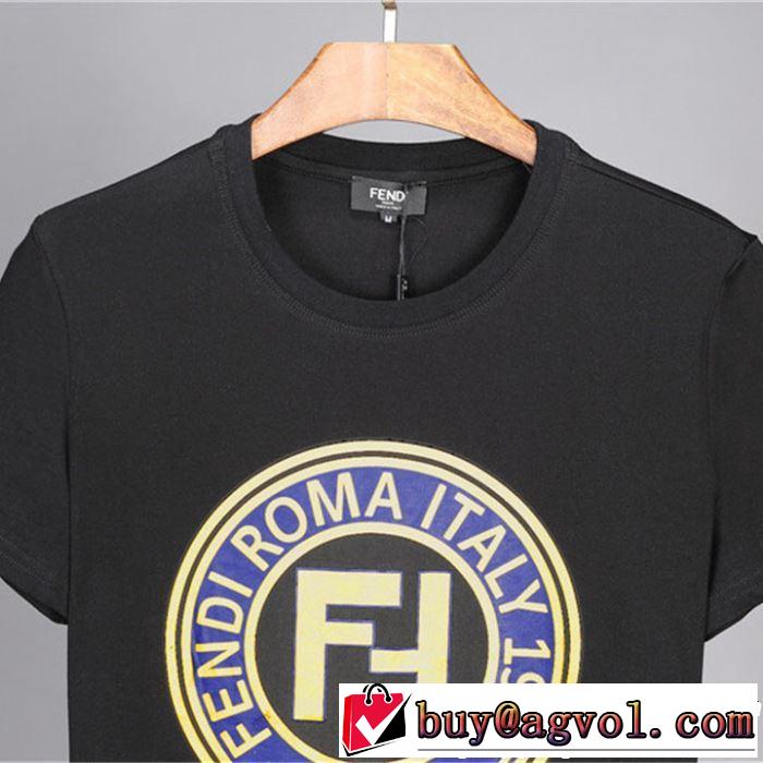 FENDI フェンディ 半袖Tシャツ 2色可選 毎年トレンドアイテムが出る 《2019年》今、注目のストリート