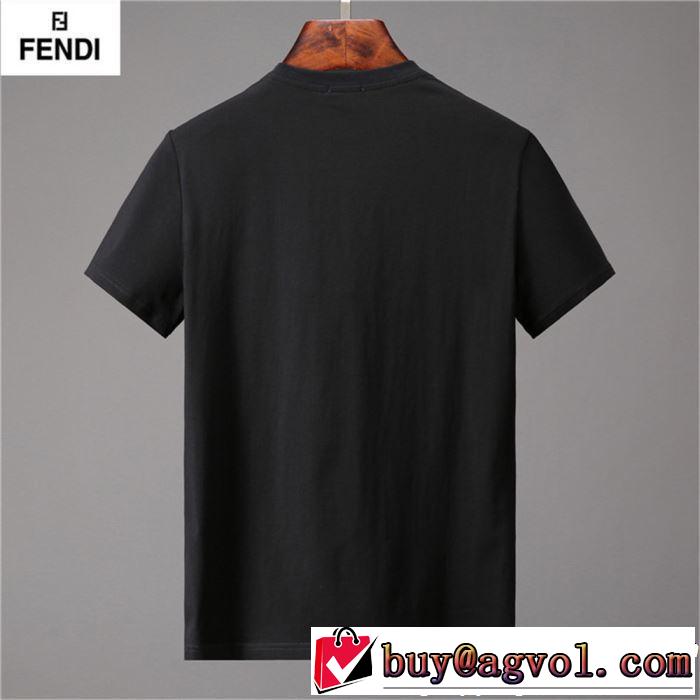 着るだけで上品なスタイル 【2019年】夏のファッション FENDI フェンディ 半袖Tシャツ 2色可選