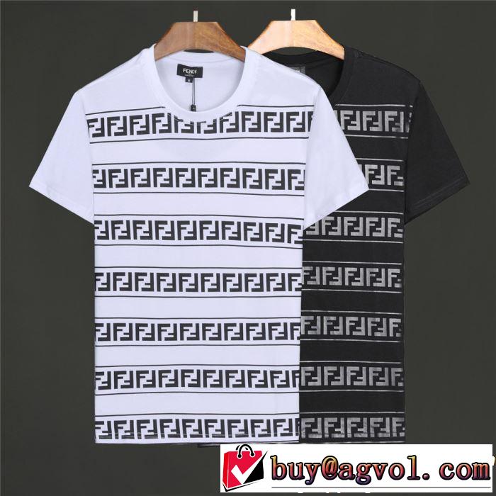2色可選 半袖Tシャツ 今年の正解大人気新作 2019年の春夏に着たい 通勤の定番 FENDI フェンディ