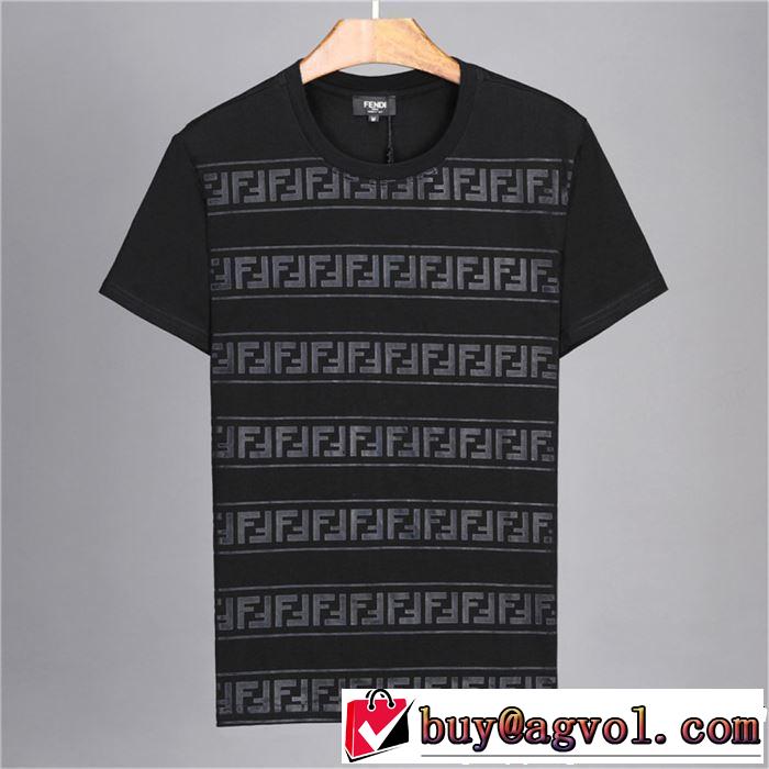 2色可選 半袖Tシャツ 今年の正解大人気新作 2019年の春夏に着たい 通勤の定番 FENDI フェンディ