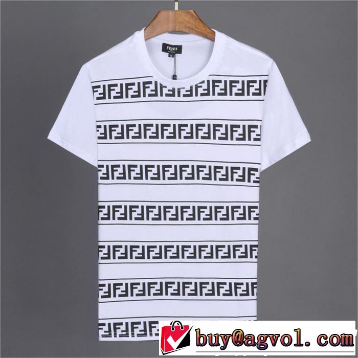 2色可選 半袖Tシャツ 今年の正解大人気新作 2019年の春夏に着たい 通勤の定番 FENDI フェンディ