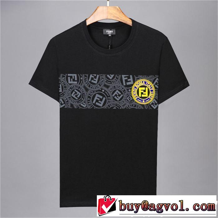 FENDI フェンディ 半袖Tシャツ 2色可選 定番のスタイル春夏限定 2019春夏も引き続き人気セール