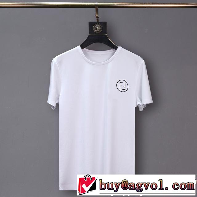 FENDI フェンディ 半袖Tシャツ 2色可選 春夏の流行り2019新品 一気にトレンド感満載な着こなし