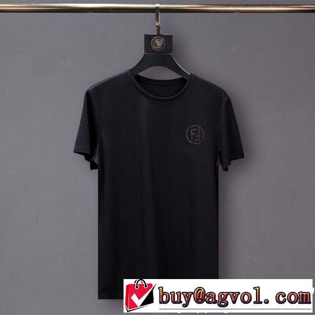 FENDI フェンディ 半袖Tシャツ 2色可選 春夏の流行り2019新品 一気にトレンド感満載な着こなし