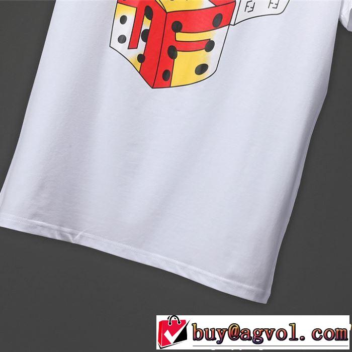 大人の華やかさを演出 2019年春夏のトレンドアイテム FENDI フェンディ 半袖Tシャツ 2色可選