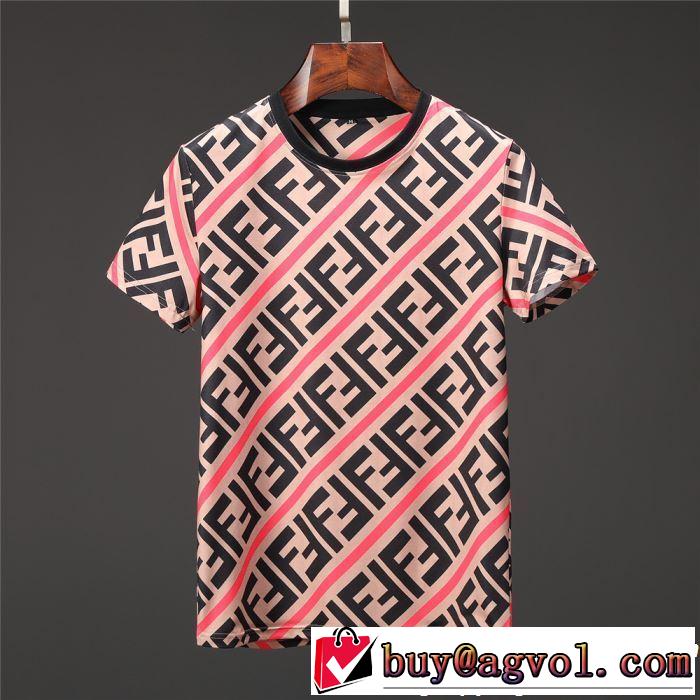 海外セレブは大人気 FENDI フェンディ 半袖Tシャツ 3色可選 2019年春夏シーズンの人気 キレイめ感が強い