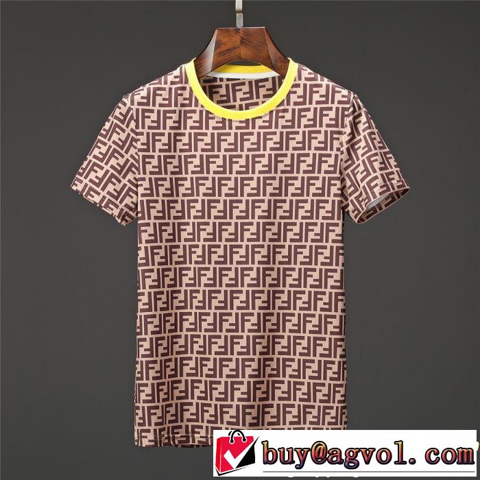 2019春夏は人気定番 オススメしたい最新注目ファション 半袖Tシャツ 2色可選  FENDI フェンディ