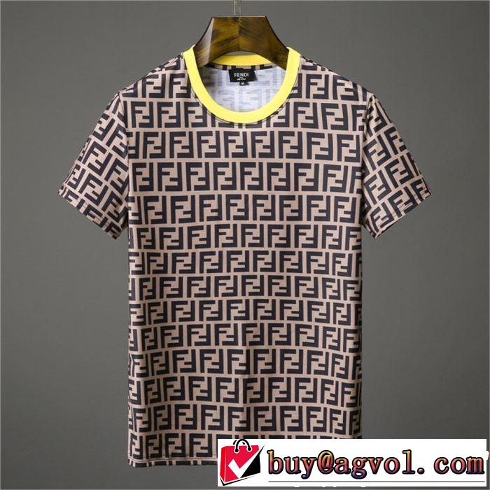 2019春夏は人気定番 オススメしたい最新注目ファション 半袖Tシャツ 2色可選  FENDI フェンディ