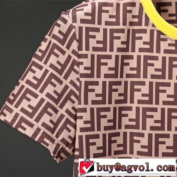 2019春夏は人気定番 オススメしたい最新注目ファション 半袖Tシャツ 2色可選  FENDI フェンディ