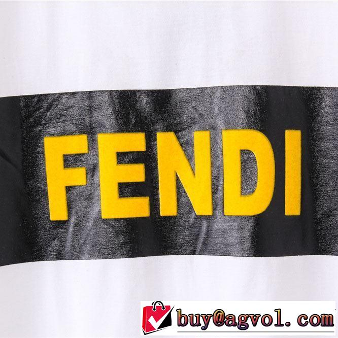 4色可選 半袖Tシャツ 春夏の流行りトップス 2019年春夏のトレンドアイテム FENDI フェンディ