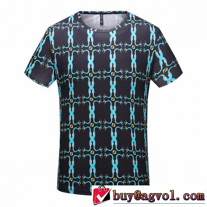 FENDI フェンディ 半袖Tシャツ 2色可選 清涼感とカジュアルスタイル 2019年春夏のトレンドアイテム