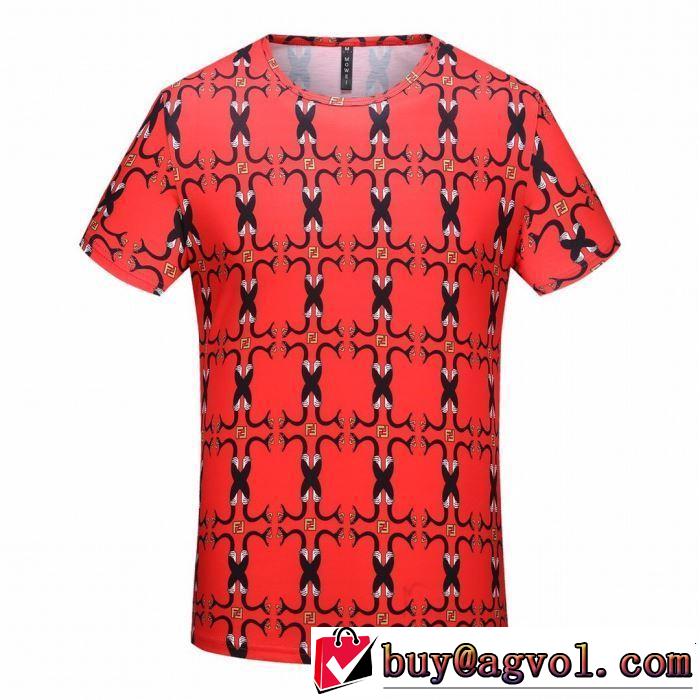 FENDI フェンディ 半袖Tシャツ 2色可選 清涼感とカジュアルスタイル 2019年春夏のトレンドアイテム