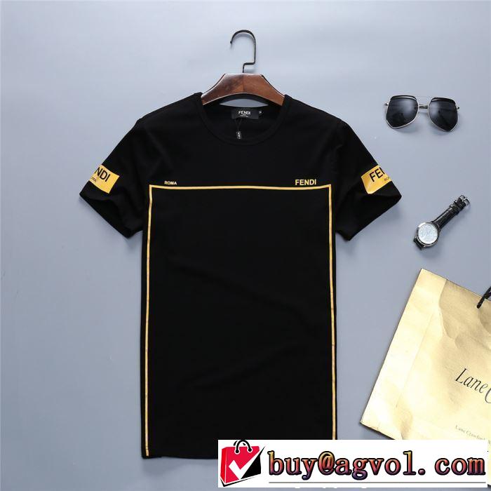 暑い今こそ活躍させたい！ 大人カジュアル夏ファッション2019 FENDI フェンディ 半袖Tシャツ 2色可選