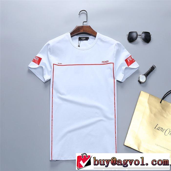 暑い今こそ活躍させたい！ 大人カジュアル夏ファッション2019 FENDI フェンディ 半袖Tシャツ 2色可選