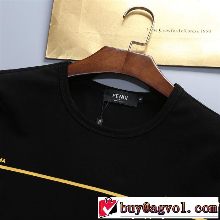 暑い今こそ活躍させたい！ 大人カジュアル夏ファッション2019 FENDI フェンディ 半袖Tシャツ 2色可選
