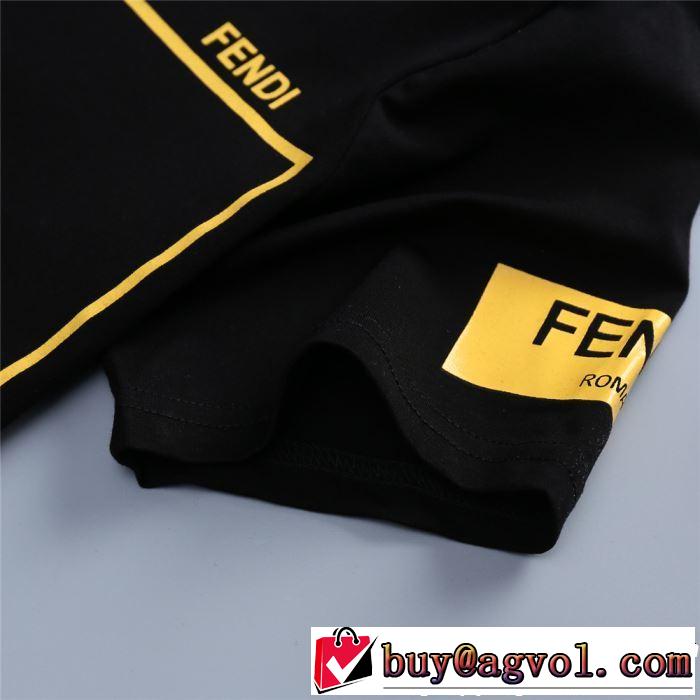 暑い今こそ活躍させたい！ 大人カジュアル夏ファッション2019 FENDI フェンディ 半袖Tシャツ 2色可選