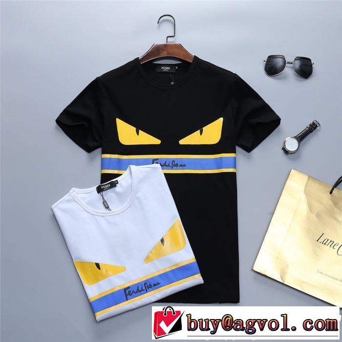 好印象な上品スタイル FENDI フェンディ 半袖Tシャツ 2色可選 【2019春夏】最新コレクション