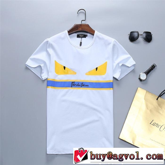 好印象な上品スタイル FENDI フェンディ 半袖Tシャツ 2色可選 【2019春夏】最新コレクション
