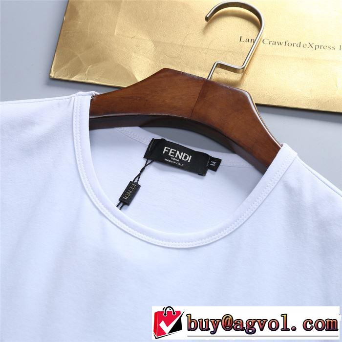 好印象な上品スタイル FENDI フェンディ 半袖Tシャツ 2色可選 【2019春夏】最新コレクション