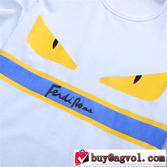 好印象な上品スタイル FENDI フェンディ 半袖Tシャツ 2色可選 【2019春夏】最新コレクション