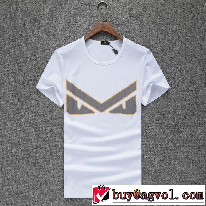 半袖Tシャツ 3色可選 2019年夏の一押しファッションアイテム 今年春夏ファション流行り FENDI フェンディ