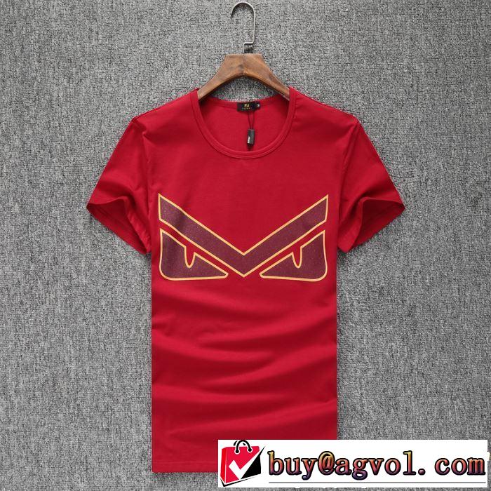 半袖Tシャツ 3色可選 2019年夏の一押しファッションアイテム 今年春夏ファション流行り FENDI フェンディ