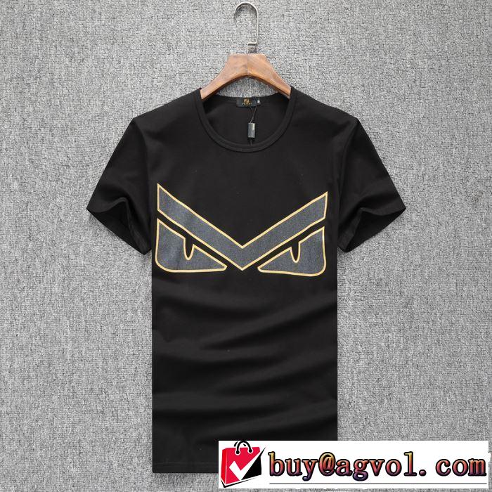 半袖Tシャツ 3色可選 2019年夏の一押しファッションアイテム 今年春夏ファション流行り FENDI フェンディ