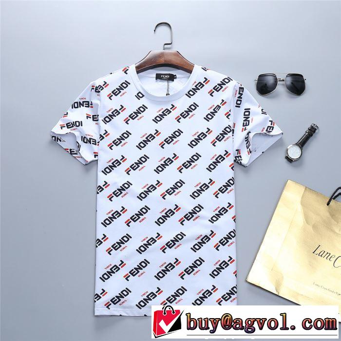 FENDI フェンディ 半袖Tシャツ 2色可選 2019年春夏シーズンの人気 注目度が高まり最新コレクション