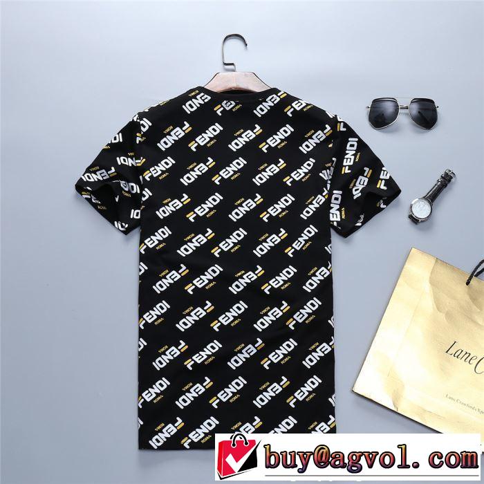 FENDI フェンディ 半袖Tシャツ 2色可選 2019年春夏シーズンの人気 注目度が高まり最新コレクション