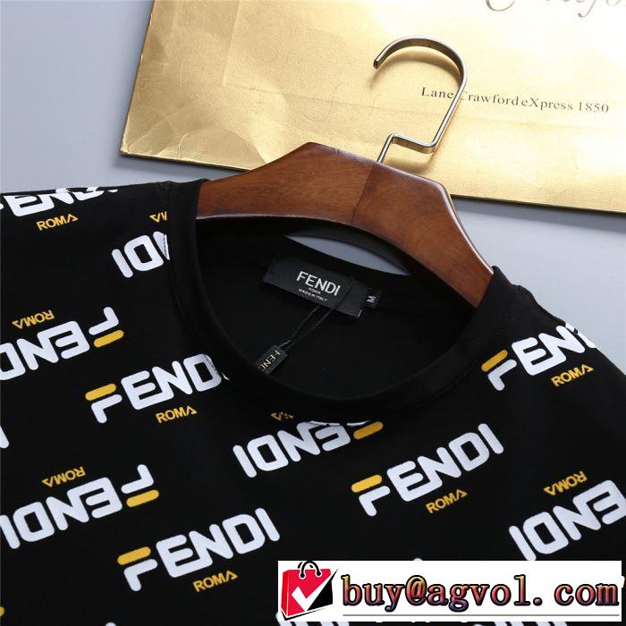 FENDI フェンディ 半袖Tシャツ 2色可選 2019年春夏シーズンの人気 注目度が高まり最新コレクション