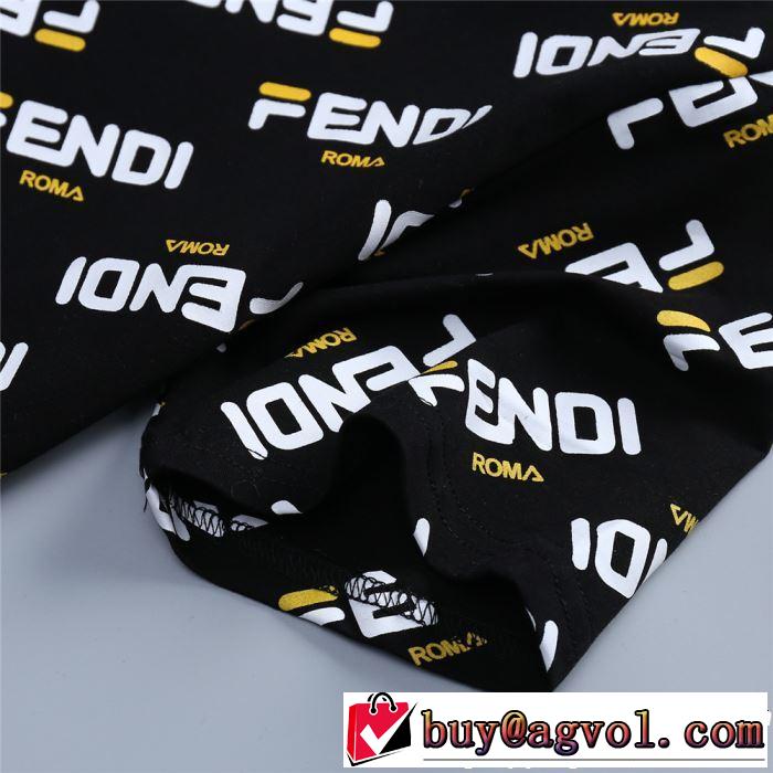 FENDI フェンディ 半袖Tシャツ 2色可選 2019年春夏シーズンの人気 注目度が高まり最新コレクション