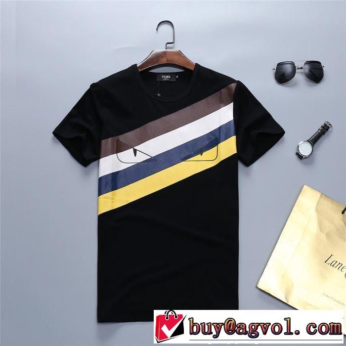 上品な涼やかさある印象に FENDI フェンディ 半袖Tシャツ 2色可選 2019年の夏のマスト 今人気の秘訣
