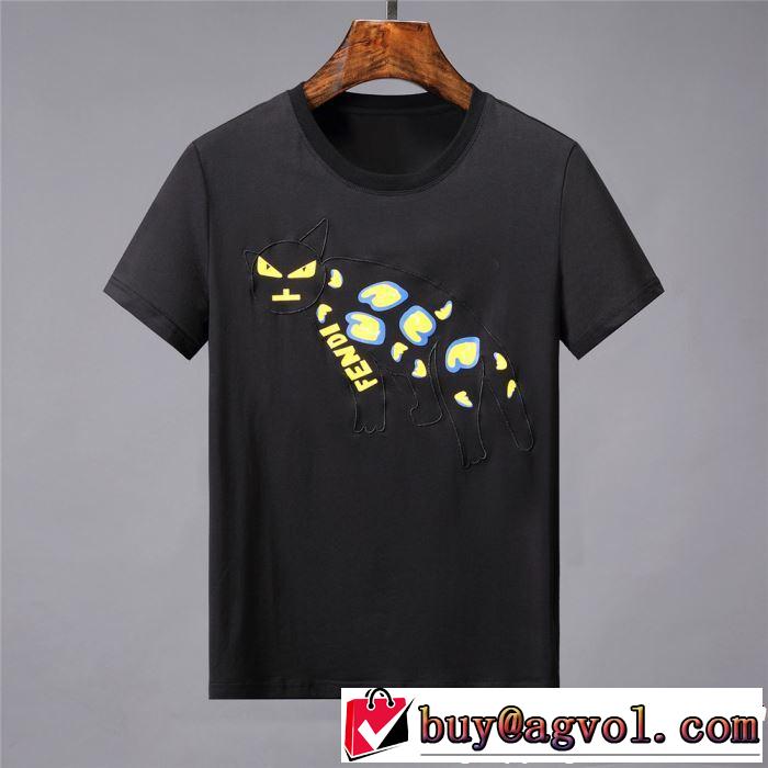 2019春夏は人気定番 FENDI フェンディ 半袖Tシャツ 2色可選 今期のトレンド定番アイテム
