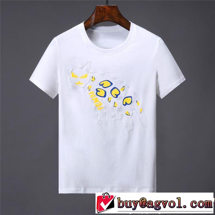 2019春夏は人気定番 FENDI フェンディ 半袖Tシャツ 2色可選 今期のトレンド定番アイテム