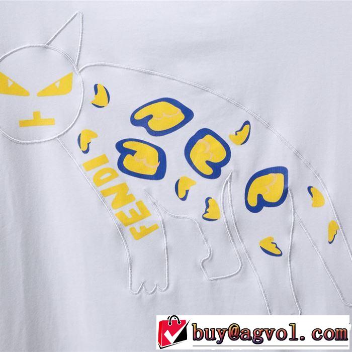 2019春夏は人気定番 FENDI フェンディ 半袖Tシャツ 2色可選 今期のトレンド定番アイテム