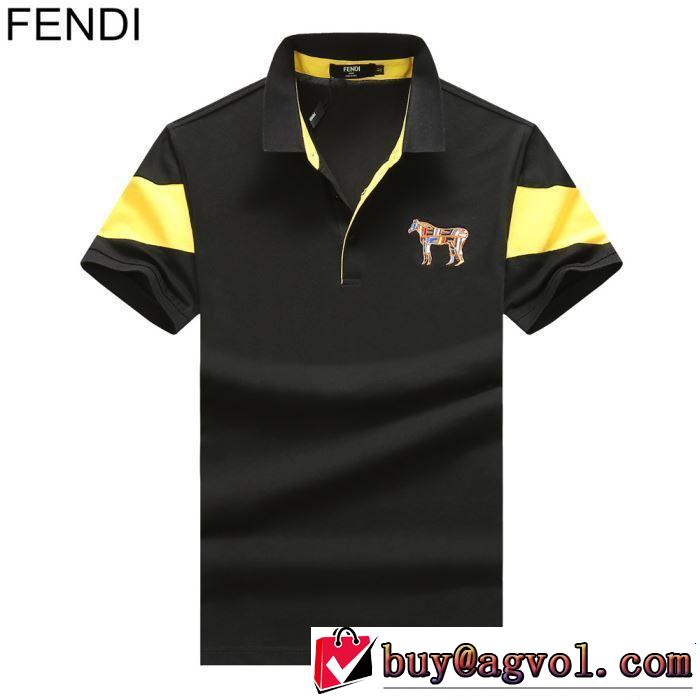 FENDI フェンディ 半袖Tシャツ 3色可選 大人カジュアル夏ファッション2019 ブランドの話題の新作も！