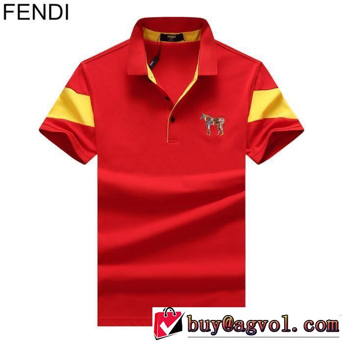 FENDI フェンディ 半袖Tシャツ 3色可選 大人カジュアル夏ファッション2019 ブランドの話題の新作も！