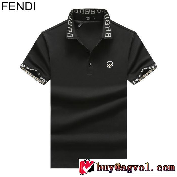 着るだけで上品なスタイル 2019年春夏シーズンの人気 FENDI フェンディ 半袖Tシャツ 3色可選