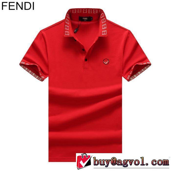 着るだけで上品なスタイル 2019年春夏シーズンの人気 FENDI フェンディ 半袖Tシャツ 3色可選