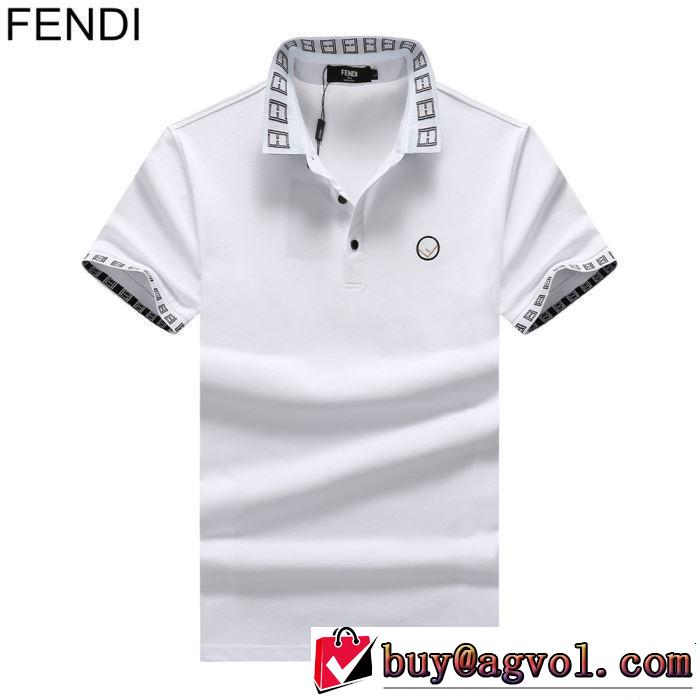 着るだけで上品なスタイル 2019年春夏シーズンの人気 FENDI フェンディ 半袖Tシャツ 3色可選